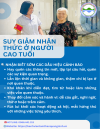 SUY GIẢM NHẬN THỨC Ở NGƯỜI CAO TUỔI  ĐỪNG NHẦM VỚI “LẪN” DO TUỔI GIÀ