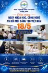 HƯỞNG ỨNG NGÀY KHOA HỌC, CÔNG NGHỆ VÀ ĐỔI MỚI SÁNG TẠO VIỆT NAM 18/5